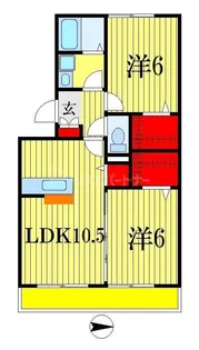 クリアコート【3階】の間取り