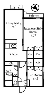 JUNハイム【2階】の間取り