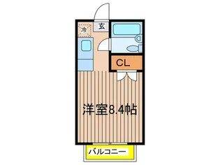 コーポ四季【1階】の間取り