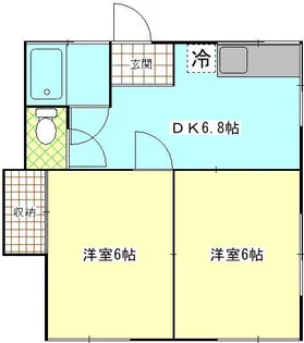 第一小国荘【2階】の間取り