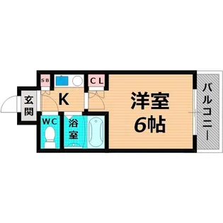 オズレジデンス関目【10階】の間取り