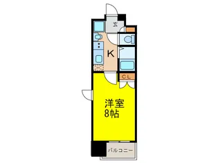 パルティール上前津【13階】の間取り