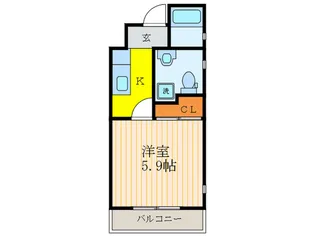 サイト京都西院【3階】の間取り