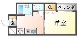 コート千里山西III【2階】の間取り