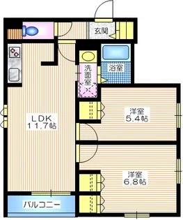 LaurelFirst【1階】の間取り