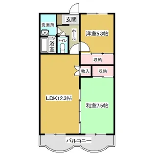 セリーンハイツイケダ第二【5階】の間取り