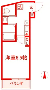 ブランドゥブラン【3階】の間取り