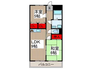 ロ-タス2【3階】の間取り