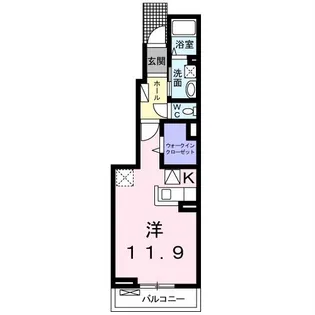 ジュピテール【1階】の間取り