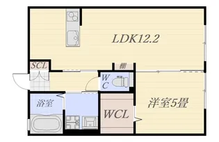ラシュレ【1階】の間取り