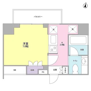プレディアスタイル池上南WEST【4階】の間取り