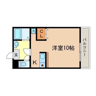 フェイム瀬田【2階】の間取り