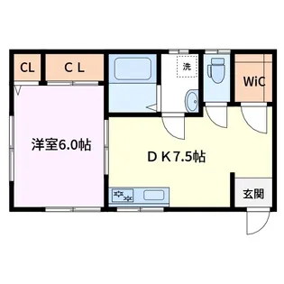 みそらハイツ【1階】の間取り