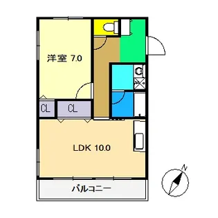 ラ ヴィスタ【1階】の間取り