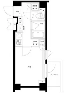 ルーブル東蒲田七番館【1階】の間取り