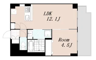Arome梅田【2階】の間取り