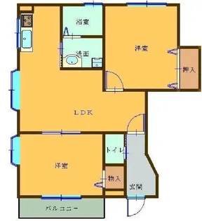 メープルリーフIII【1階】の間取り