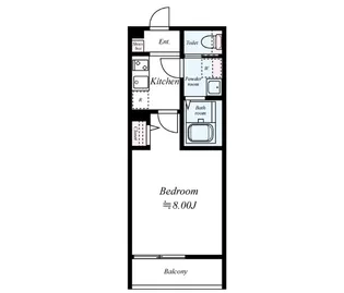 GRADUS勝田台【1階】の間取り