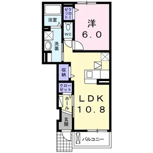 メゾン ラブリーJ【1階】の間取り