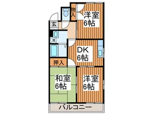グリーンヒルズ南大泉 B【1階】の間取り