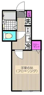 フラッツ本町【1階】の間取り