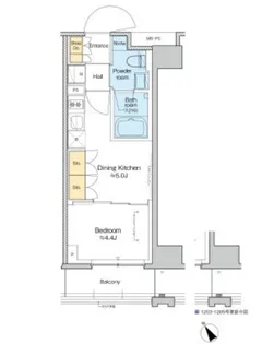 プラウドフラット清澄通り【8階】の間取り