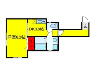 メゾン・ド・エトワール【1階】の間取り