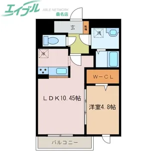 フェリーチェ【2階】の間取り