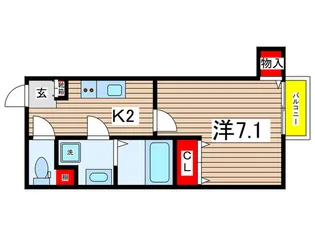 TERRA CUBE KOIWA【1階】の間取り
