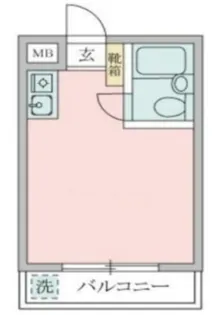 スカイコート品川第3【4階】の間取り