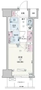 リヴシティ武蔵浦和【13階】の間取り