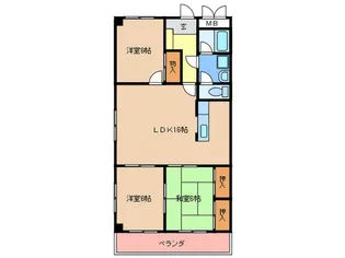 イースト三苫 A【1階】の間取り