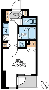 フォレシティ六本木【6階】の間取り