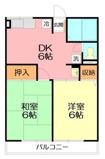 シティハイム ハイツベネッセ【1階】の間取り