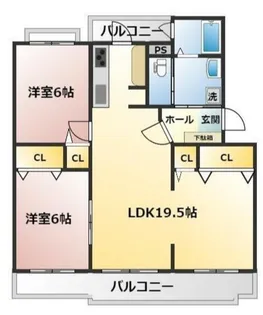 VILLAGE森の里A号棟【0】【1階】の間取り
