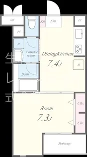 TREESII【2階】の間取り