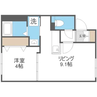 PRESTIGEA N17【2階】の間取り