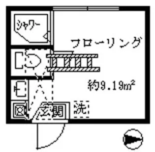 フェリスソレイユ【1階】の間取り