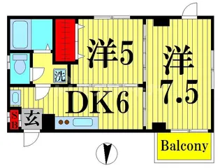 福住ビル【3階】の間取り