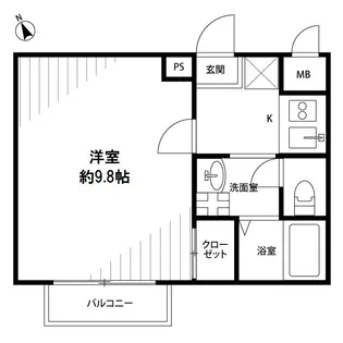 アムール コーワ【2階】の間取り