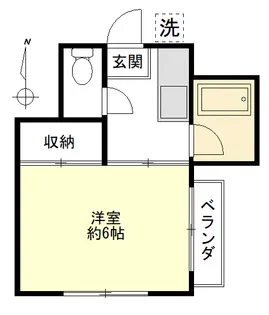 天野荘【2階】の間取り