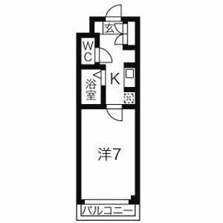 フェアメゾン【1階】の間取り