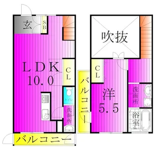 KASHIWANOHA HYGGE~カシワノハ ヒュッゲ~の間取り