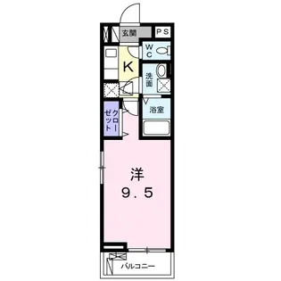 カーサ デ クラシオン【1階】の間取り