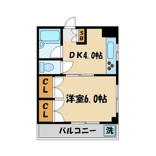 ドルフィン【3階】の間取り