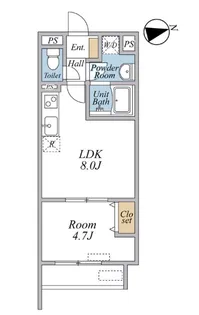 (仮称)リブリ・板橋区中台【1階】の間取り