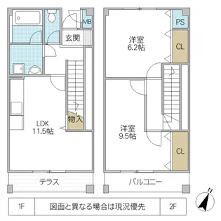ロイヤルメゾン【2階】の間取り
