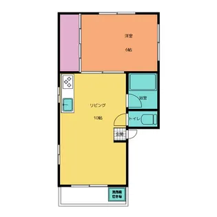 マルコシマンション【1階】の間取り