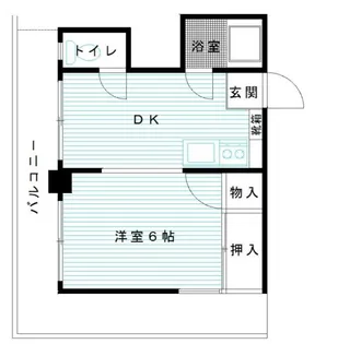 豊玉ビル【4階】の間取り