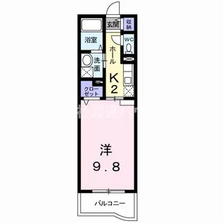 ヌーヴェルバーグ【3階】の間取り
